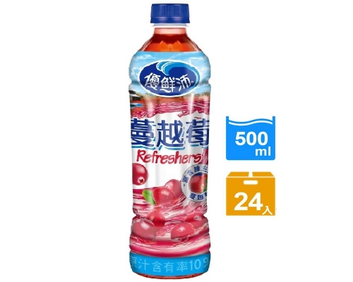 優鮮沛蔓越莓綜合果汁 500ml(24入/箱)