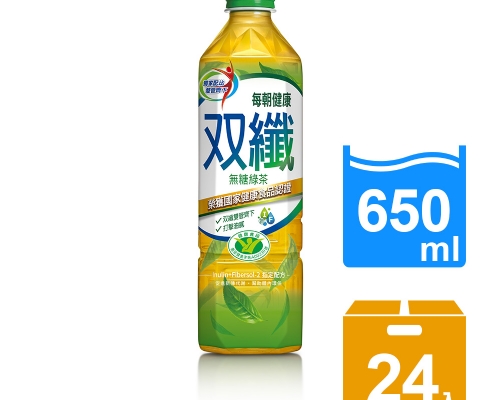 【御茶園】每朝健康雙纖綠茶 650ml-24入