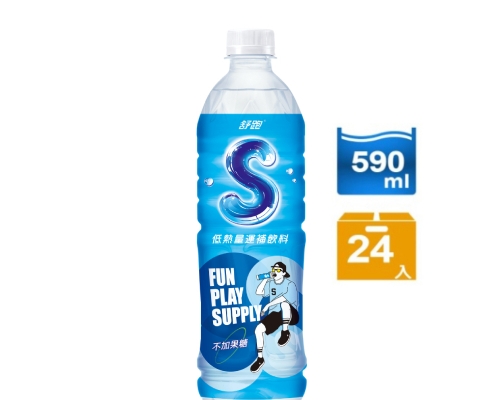 舒跑S運補飲料590ml(24入/箱)
